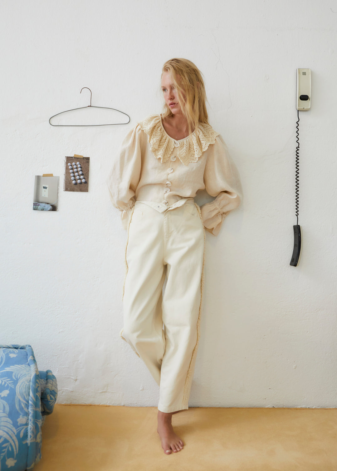 California Denim Woman Pant Natural