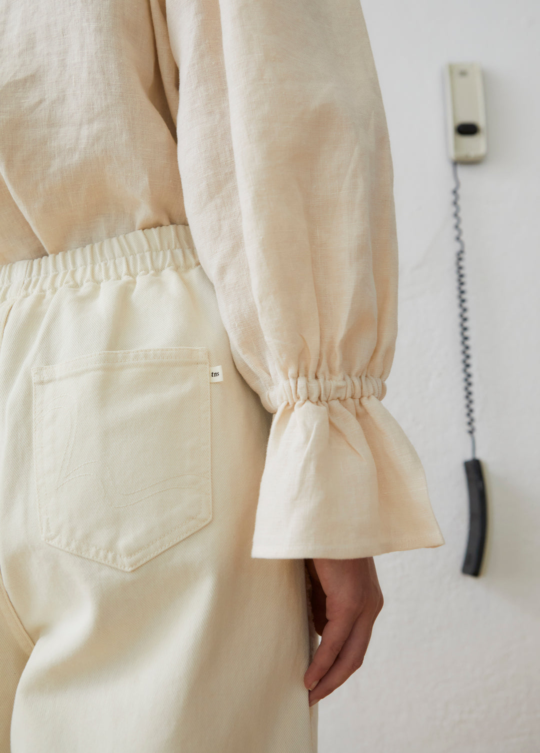 California Denim Woman Pant Natural