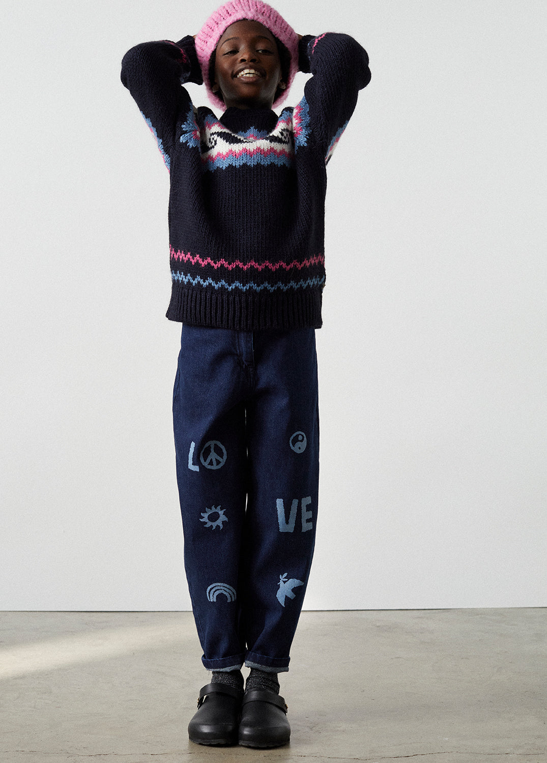 Andy Jumper Round Neck Blue