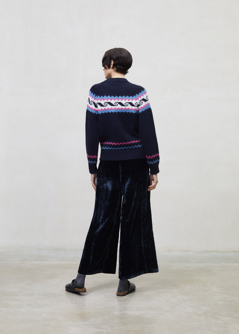 Andy Woman Jumper Round Neck Blue