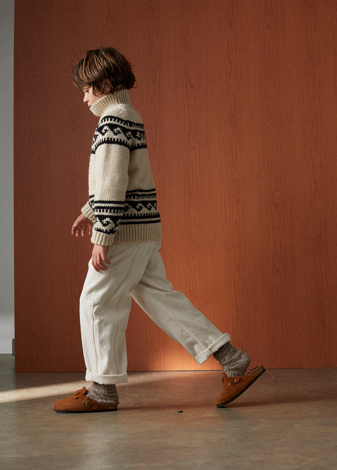 Andy Jumper High Neck Sand