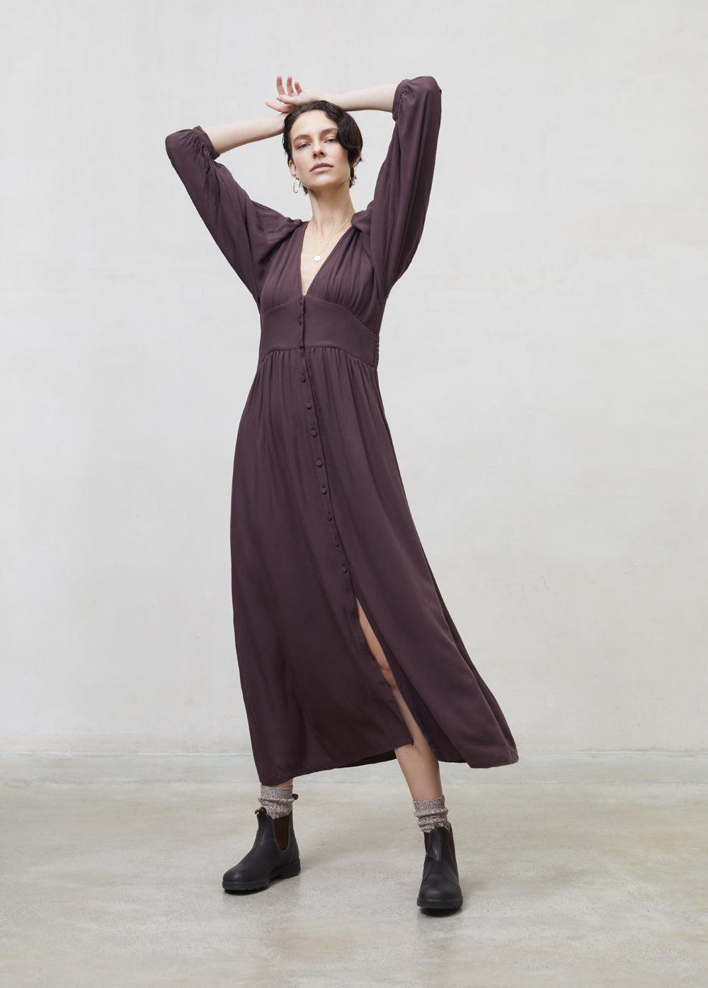 Arielle Woman Dress Fudge