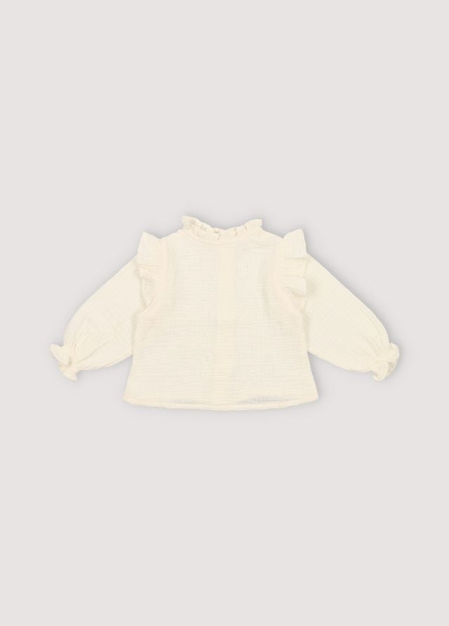 Glacier Baby Blouse Vanilla Cream Sample 6m