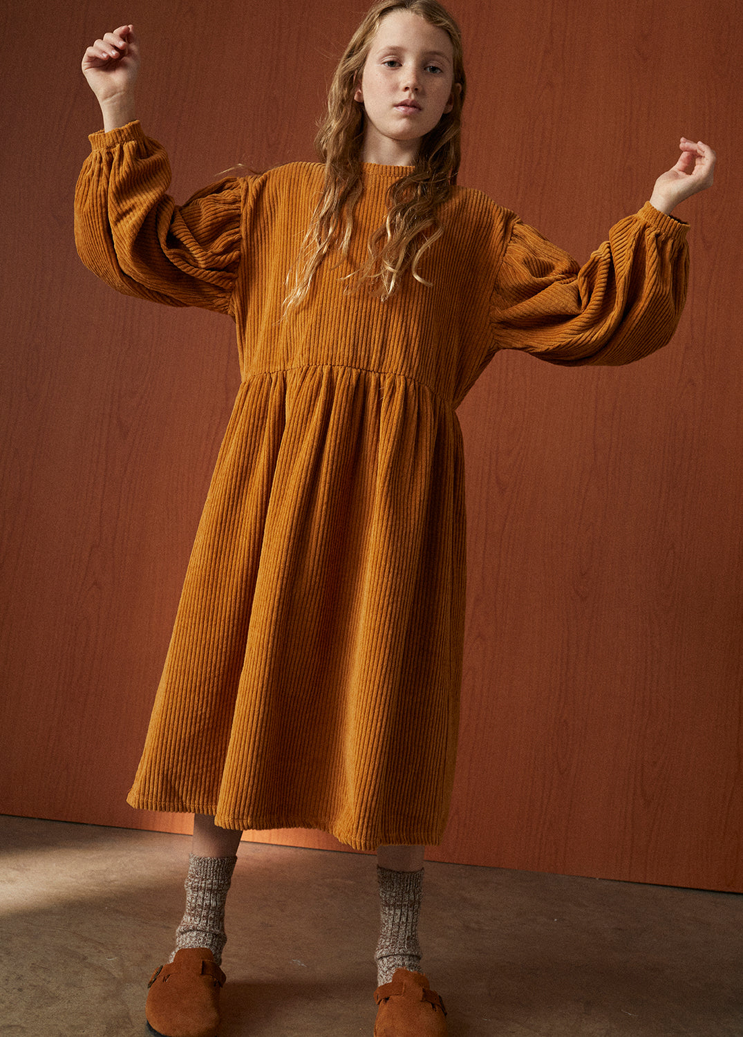 Cameron Dress Buckthorn Brown