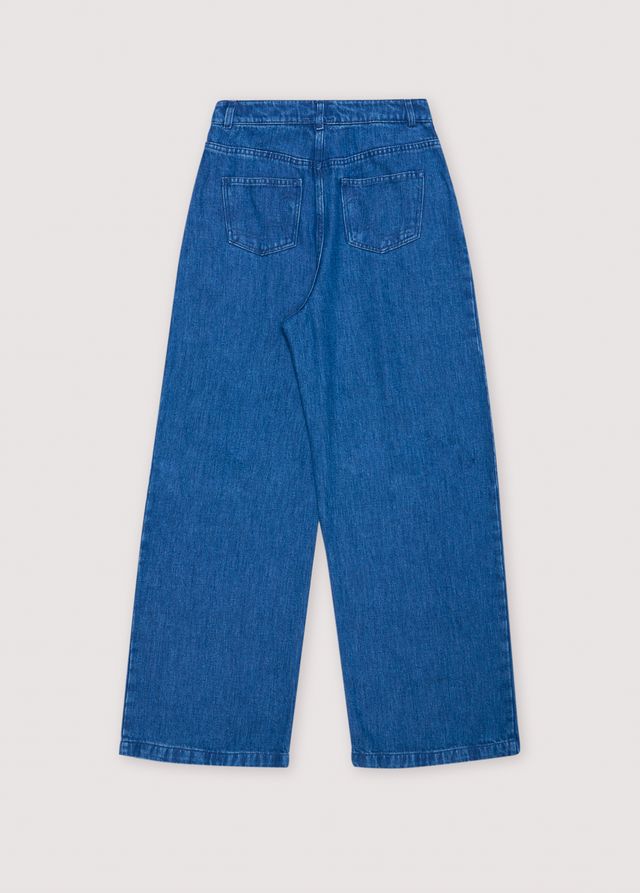 Woodland Woman Pant Blue Denim_Sampling