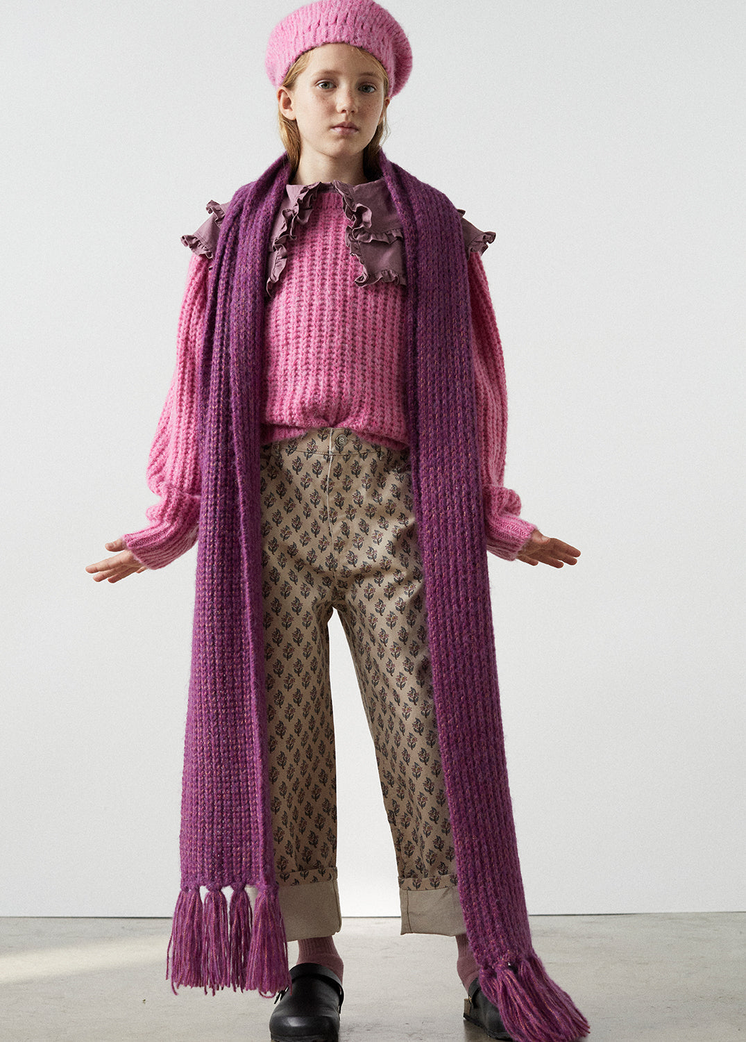 Ambrosia Beret Fucsia