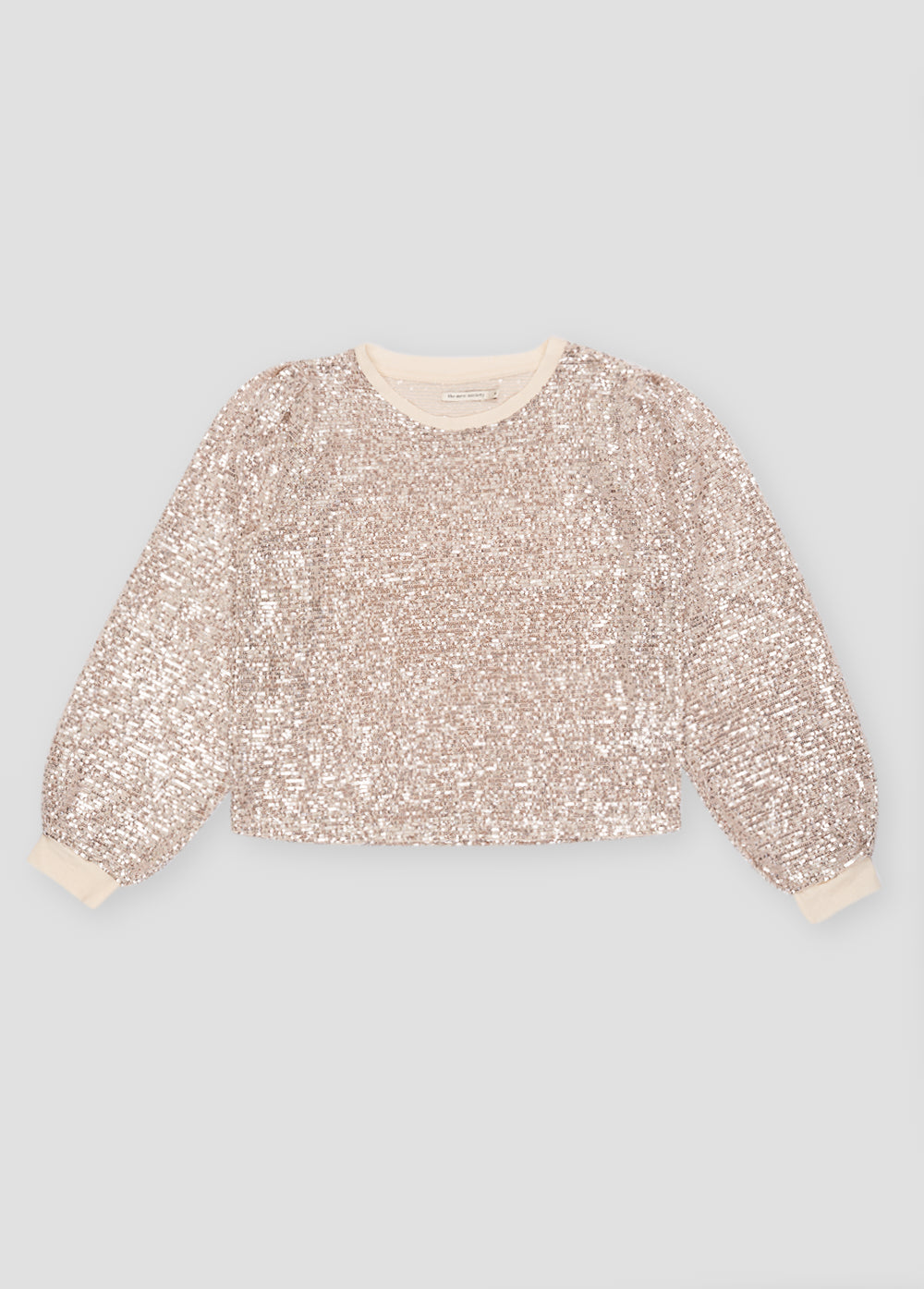 GALAXY WOMAN TEE SEQUINS SILVER_SAMPLING