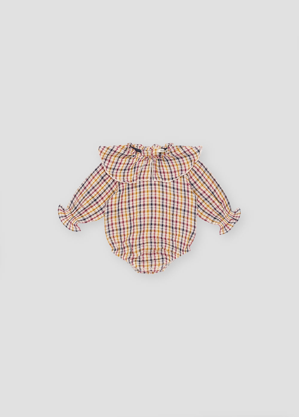 BENERICE BABY ROMPER MULTICOLOR CHECK_SAMPLING