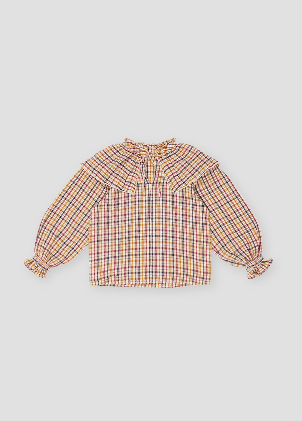 BENERICE BLOUSE MULTICOLOR CHECK_SAMPLING