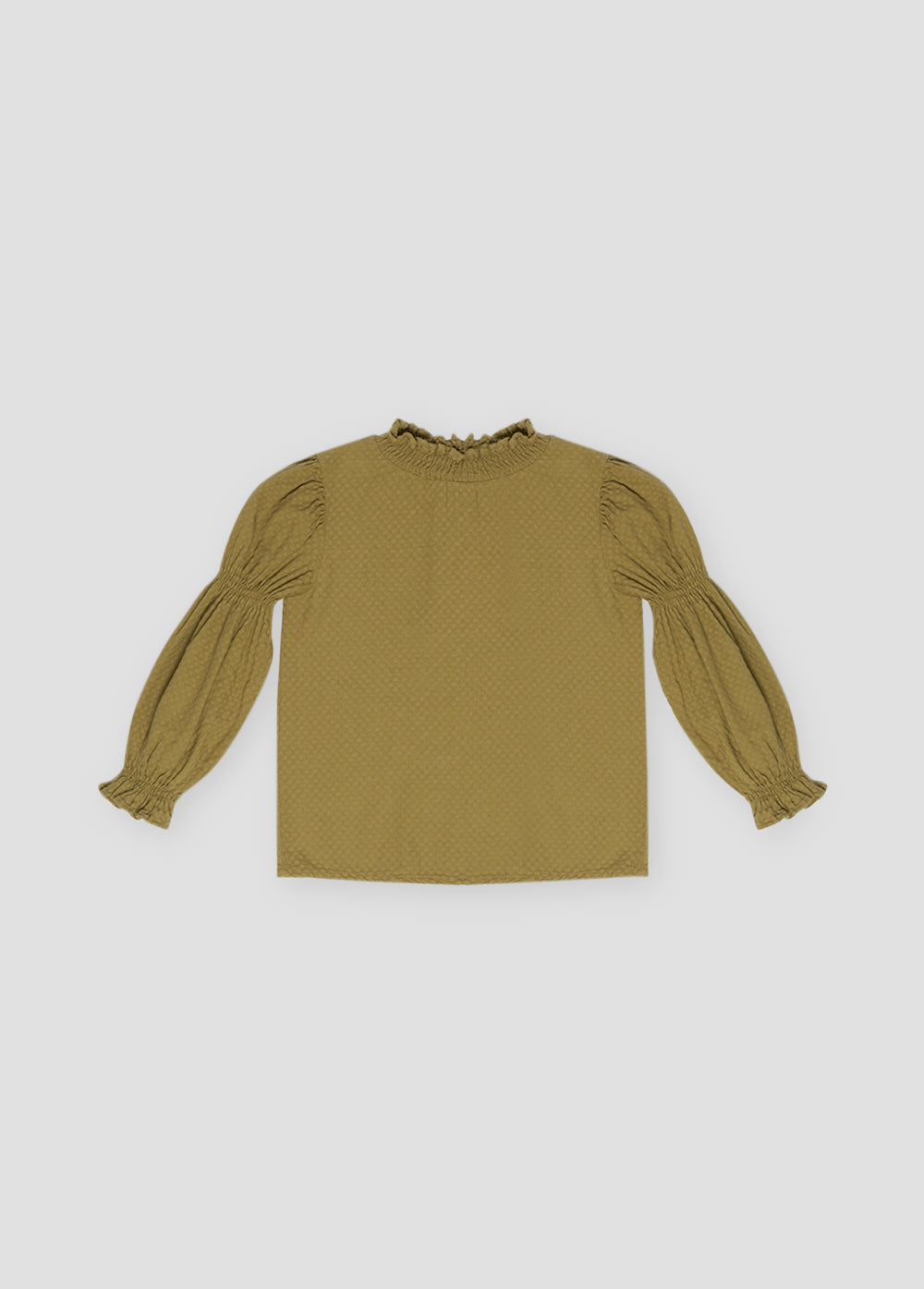 BRIGITTE BLOUSE OLIVE_SAMPLING