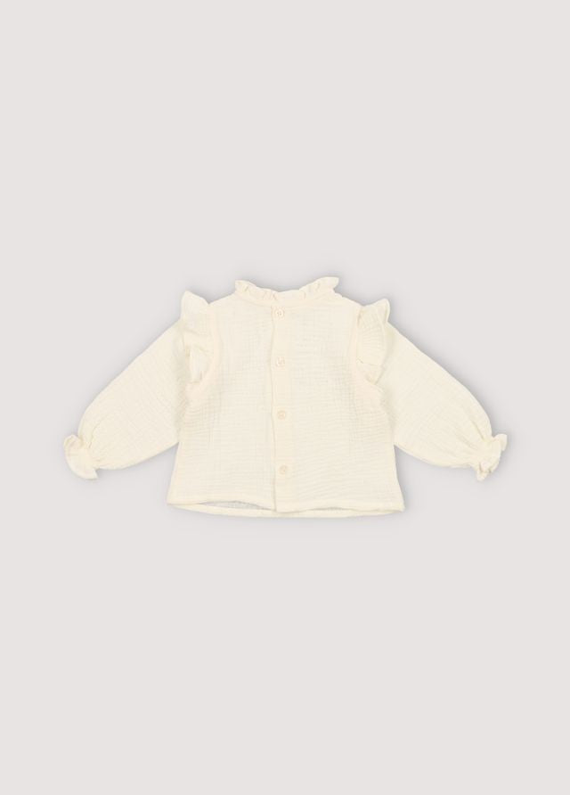 Glacier Baby Blouse Vanilla Cream Sample 6m