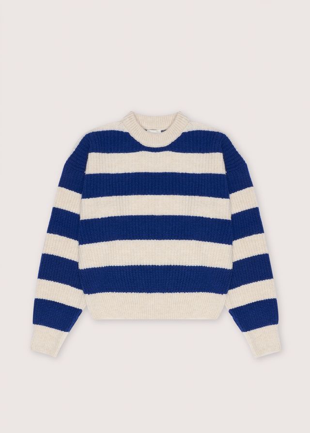 Atlanta Woman Jumper Blue Steel Sample