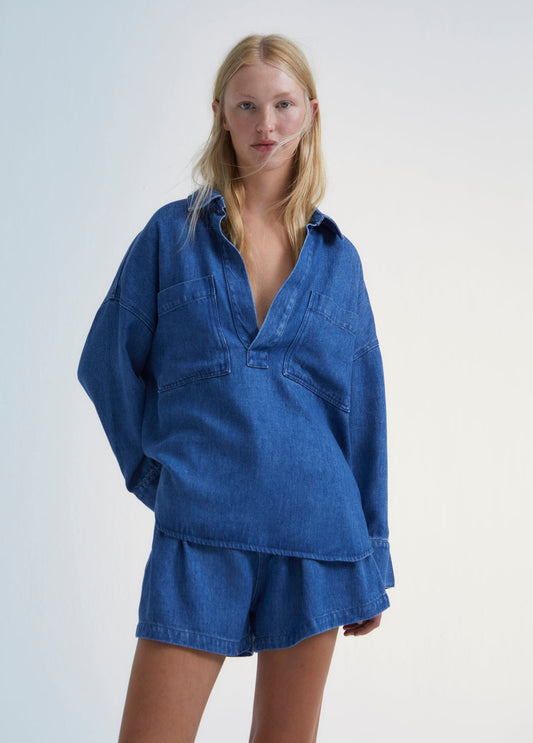 Woodland Denim Woman Blouse