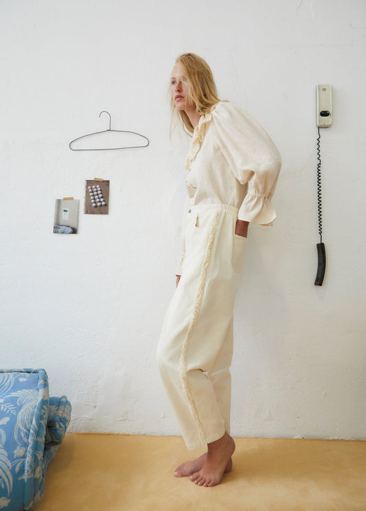 California Denim Woman Pant Natural
