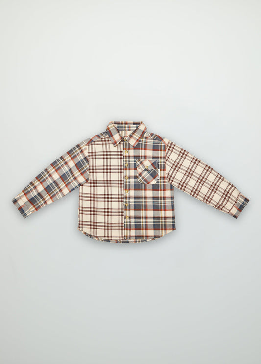 Alex shirt patchwork