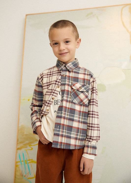 Alex shirt patchwork
