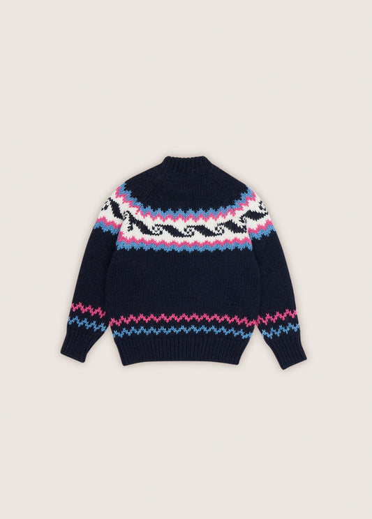 Andy Jumper Round Neck Blue_Sampling