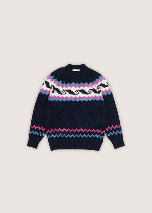 Andy Jumper Round Neck Blue