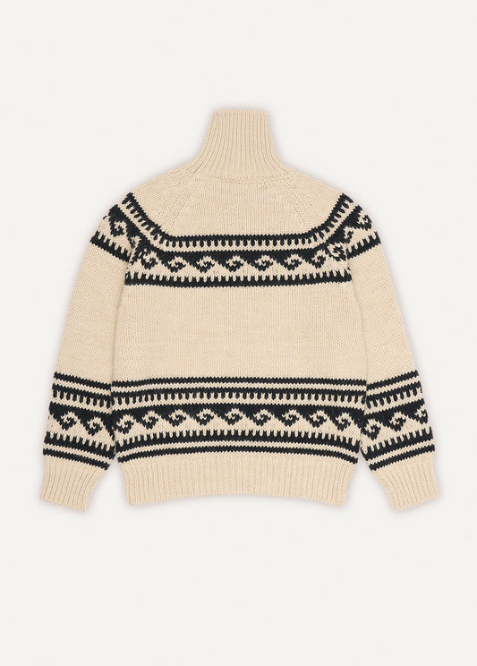 Andy Woman Jumper High Neck Sand_Sampling