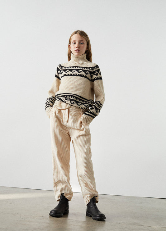 Andy Jumper High Neck Sand