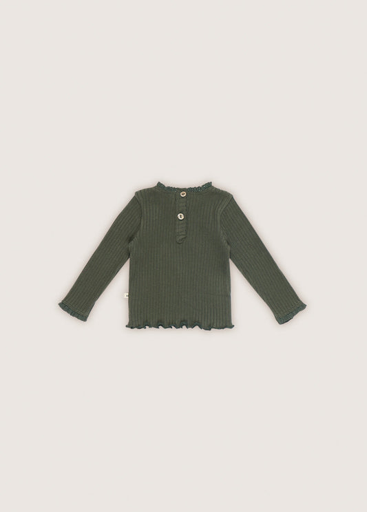 Betsy Baby Lace Tee Deep Forest_Sampling