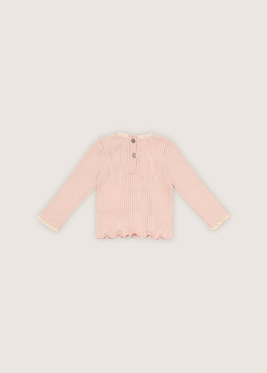 Betsy Baby Lace Tee Rose Dust_Sampling