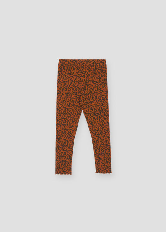 Betsy Legging Caramel Leo Print