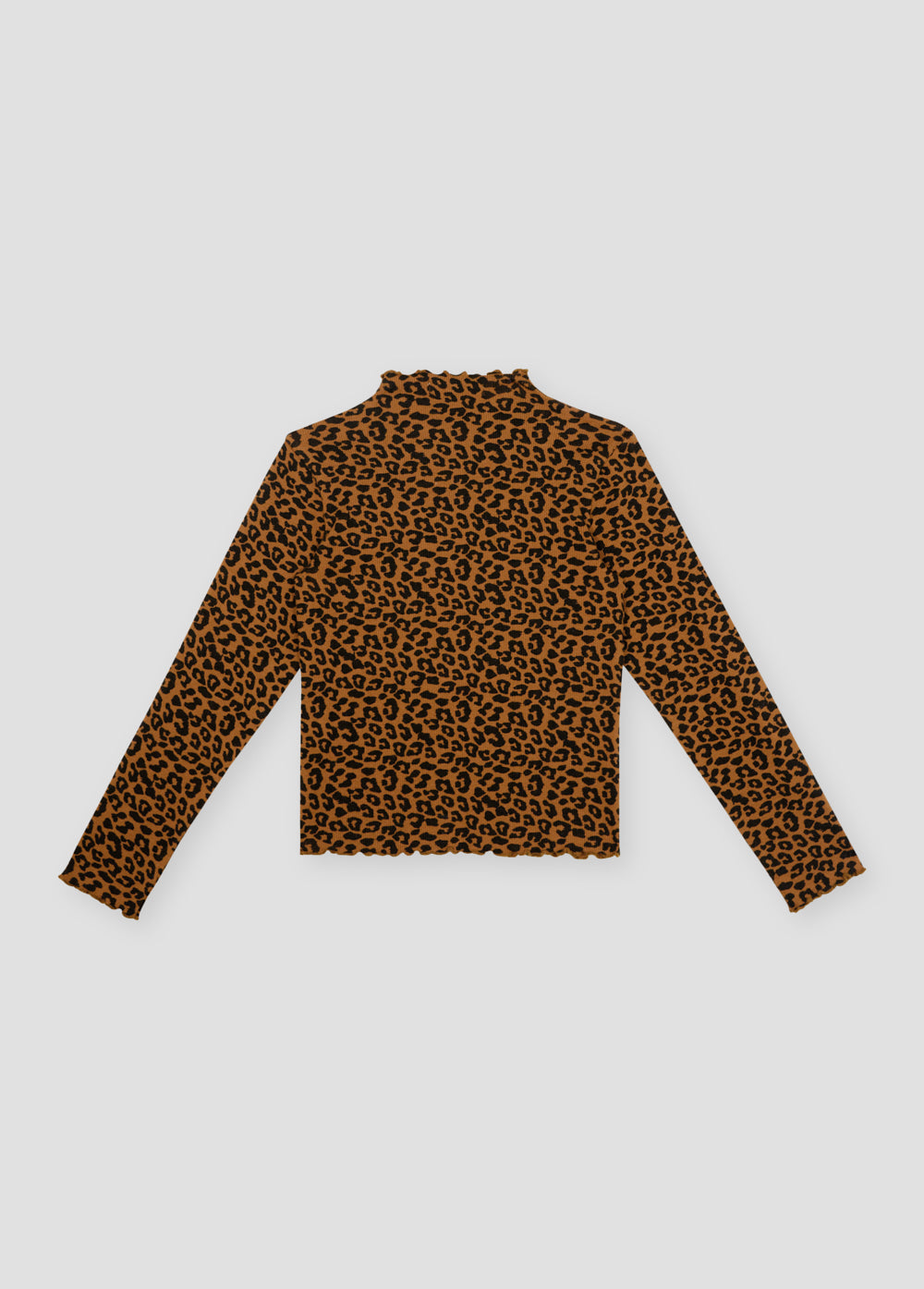Betsy Tee Caramel Leo Print