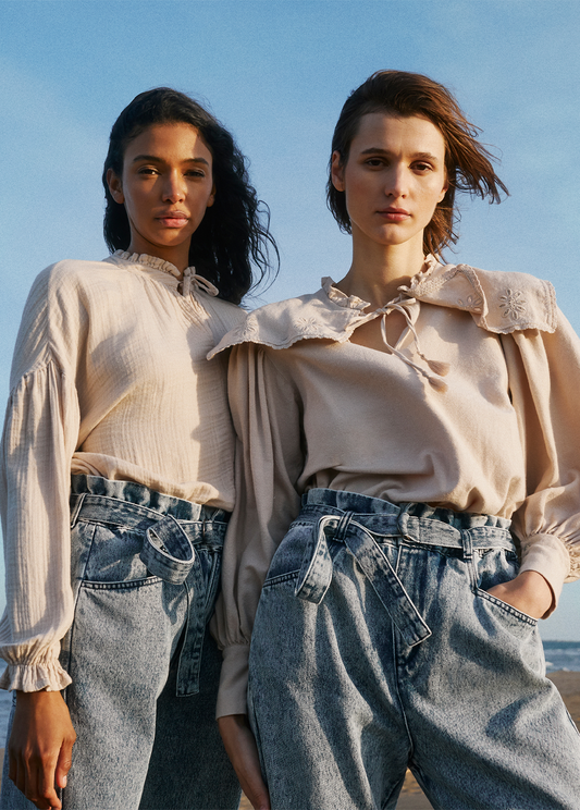 BIMBA WOMAN PANT BLUE DENIM_SAMPLING