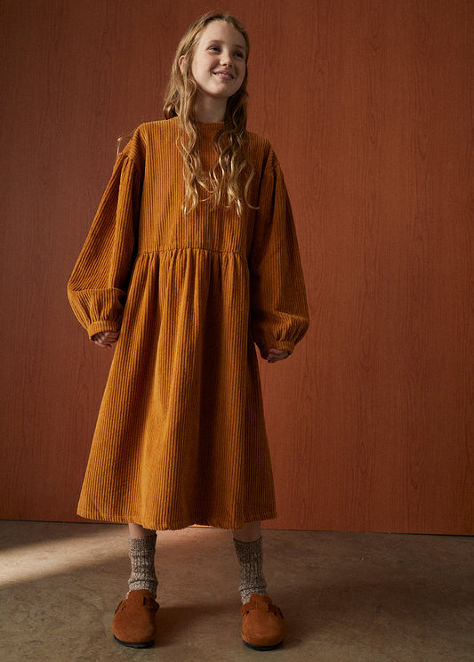 Cameron Dress Buckthorn Brown