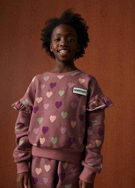 Christy Sweatshirt Hearts