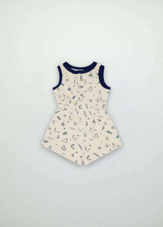 Francis Baby Romper All The Things Print_Sampling