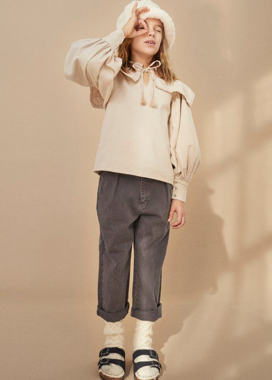 GERALDINE BLOUSE SAND_SAMPLING