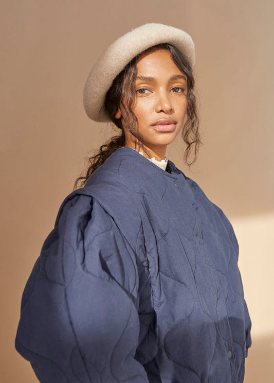 COLETTE WOMAN JACKET NAVY_SAMPLING