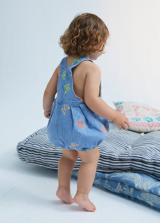 Burbank Denim Baby Romper