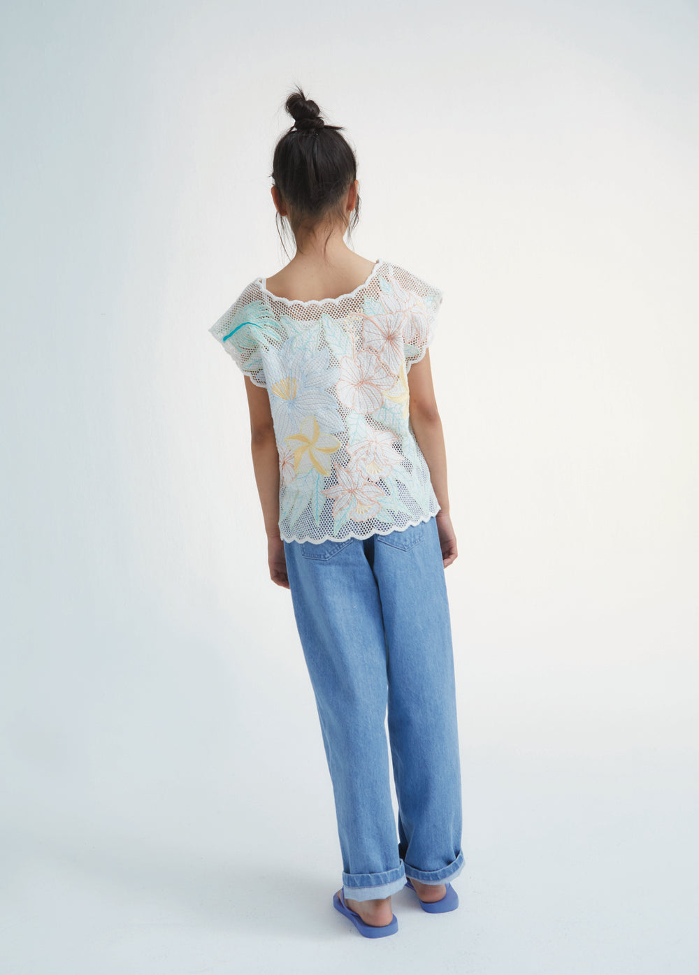 Woodland Denim Pant Patch Blue Denim