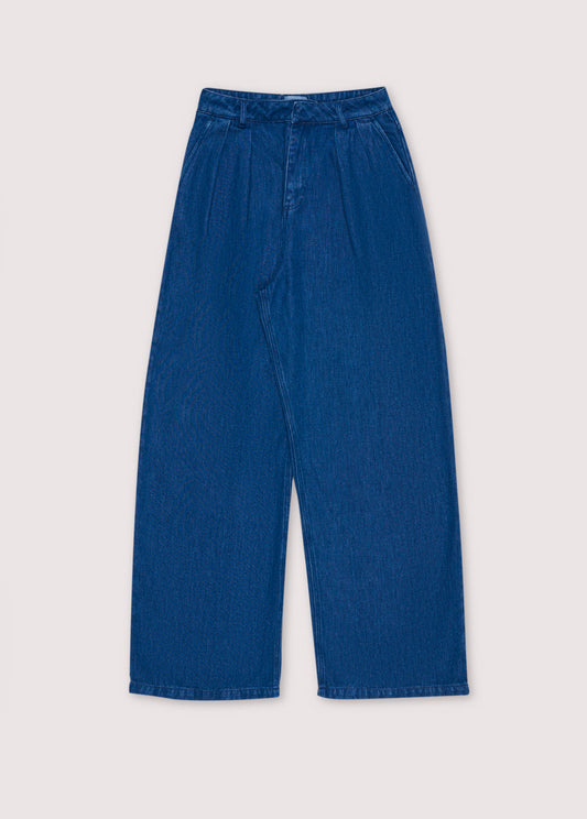 Woodland Woman Pant Blue Denim_Sampling