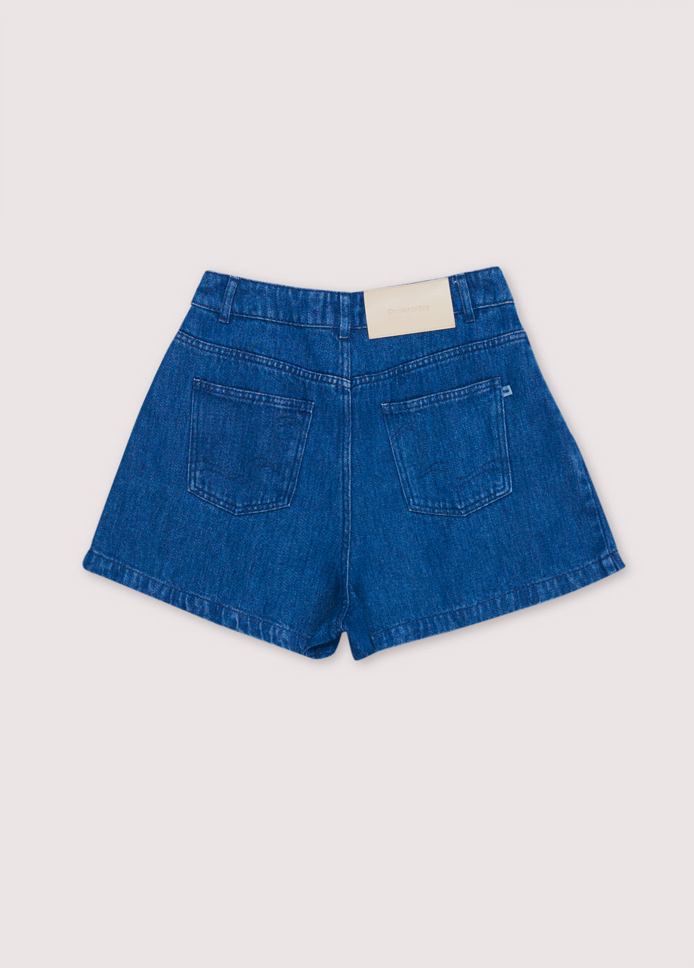 Woodland Woman Short Blue Denim_Sampling